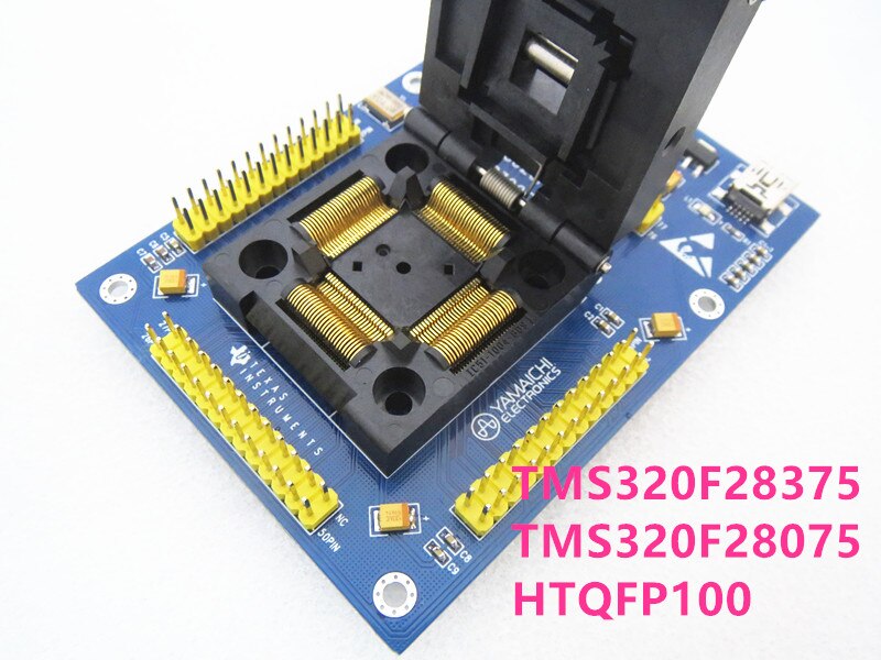 QFP100 TMS320F28375 TMS320F28075 IC51-1004-809 IC ..